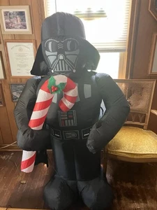 Star Wars Darth Vader Holiday Air Blown Yard Ornament 5ft Works - Bild 1 von 6