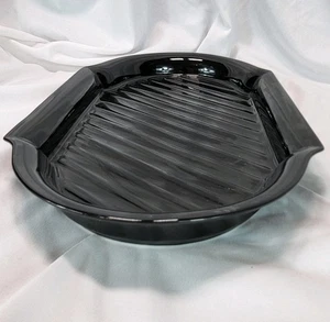 Mikasa Glossy Black Oval 13" Serving Platter Plate Dish Tray - Picture 1 of 10
