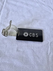 Vintage CBS TV Luggage Tag – New York NY, CBS Eye Logo 1960’s 1970’s - Picture 1 of 3