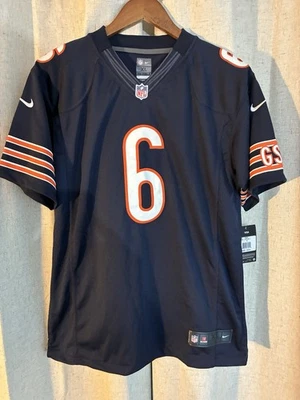 Camiseta deportiva juvenil de los Chicago Bears Jay Cutler #6 Nike cosida en el campo nueva con etiquetas azul Foto 1 de 4
