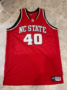 NC State NCSU Wolfpack Basketball Adidas PLAYER WORN Andrew Brackman #40 Trikot - Bild 1 von 7