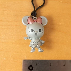 Minnie Mouse (Metallic) - Disney 100 Figural Bag Figure 3d Clip Keychain - Picture 1 of 1