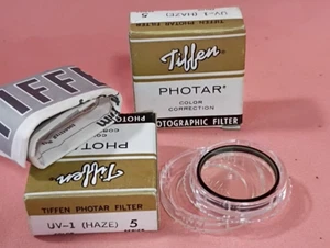 Filtro Tiffen Photar UV-1 (Haze) - Serie 5 Corrección de Color - De Colección con Caja - Imagen 1 de 1