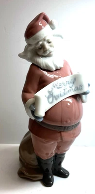 NAO Lladro Figurine " Santa's Best  Wishes" Christmas Figurine from Spain #1399 - Image 1 of 4