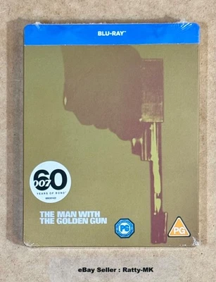 007 : THE MAN WITH THE GOLDEN GUN - UK EXCLUSIVE BLU RAY STEELBOOK - NEW - Image 1 of 4