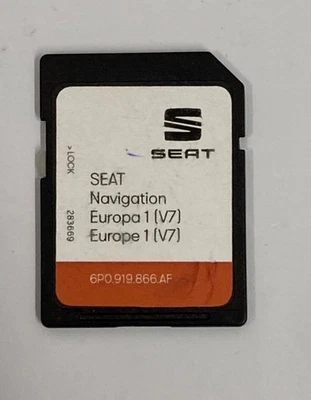 Genuine Seat 6P0 919 866 AF V7 Satellite Navigation SAT NAV SD Card 6P0919866AF - Image 1 of 2