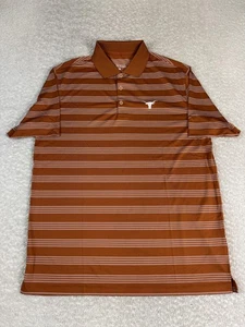 Camisa Texas Longhorns Para Hombres Grande Naranja Rayas NCAA Fútbol Nike Golf Dri Fit - Imagen 1 de 8