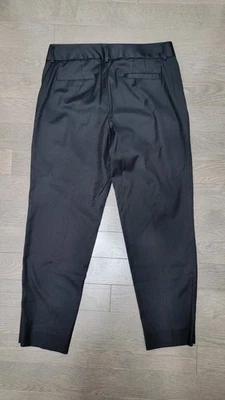 Pantalón Banana Republic Slim Negro Terciopelo Mujer Talla 10 Elástico  Foto 1 de 4