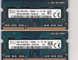 8 GB 2x 4 GB Dell Latitude E5430 E5530 E6230 E6330 E6430 E6530 E7250 E7450 Arbeitsspeicher - Bild 1 von 1