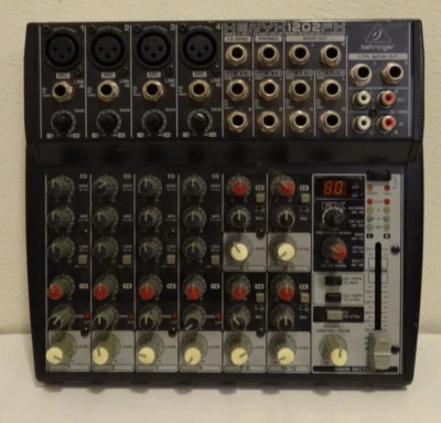 Behringer Xenyx 1202FX 12 Channel Mixer w/ Effects Confirmed Operation - Image 1 of 4
