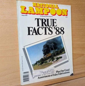 National Lampoon Magazine August 1988 True Facts '88 - Picture 1 of 8