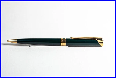 Lápiz giratorio Waterman L'Etalon Paris en British Racing verde y dorado - 0 1/32 pulgadas Foto 1 de 4