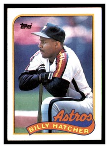 1989 Topps #252 BILLY HATCHER Houston Astros