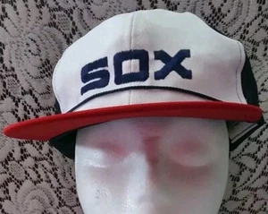 Vintage 1984 Chicago White Sox  Hat Baseball Cap  Adjustable MLB Snapback Mesh - Picture 1 of 7