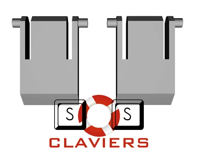 Dell KB2521 Tastatur Spare Ersatz Tilt Leg Ständer Foot Feet Satz - Bild 1 von 3