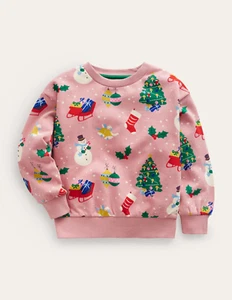 NWT Mini Boden Printed Sweatshirt - Picture 1 of 15