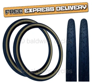 PAIR Schwalbe ROAD CRUISER 28 x 1.75 (29ER) TAN WALL Mountain Bike Road TYRES - Picture 1 of 10