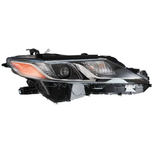 Labwork Right Side Headlight For 2018-2022 Toyota Camry L LE SE Black Clear Lens - Picture 1 of 11