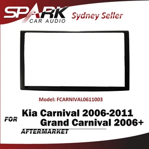 CP Double 2 DIN FACIA KIT Panel Fascia Dash Plate For Kia Carnival 2006-2011 - Bild 1 von 1