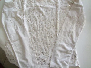 Tshirt Mädchen Gr. 176, beige, Langarm, Pailletten - Bild 1 von 4