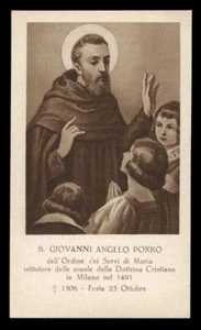 santino-holy card B. GIOVANNI ANGELO PORRO - Bild 1 von 1