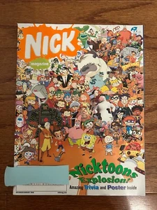 Vintage {Dec./Jan. 2008} "NICKELODEON/NICK" {NICKTOONS EXPLOSION} Magazine RARE! - Picture 1 of 9