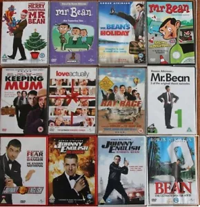 MR BEAN ROWAN ATKINSON johnny english 12 x dvd MEGA COMPLETE SET collection job - Picture 1 of 1