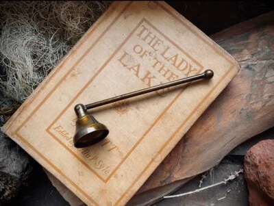 Antique Brass Candle Snuffer Altar Decor Tool - Image 1 of 2