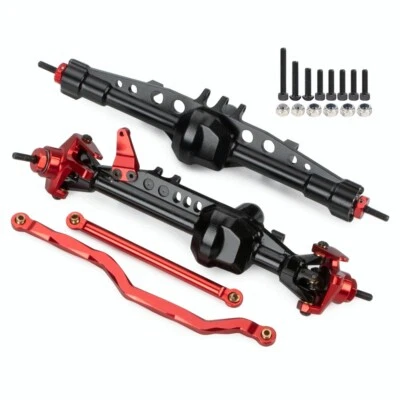 Heavy Duty Front & Rear Axle For 1/10 RC Crawler Axial SCX10 III Bronco AXI03014 - Image 1 of 4