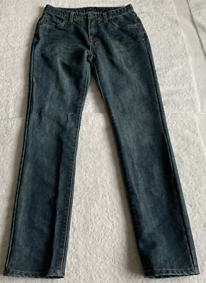 LUCKY BRAND Jeans Boys 16 Cooper Slim Fit Straight Fit Blue Denim Jeans 29"x28" - Image 1 of 4