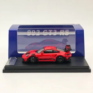 SW 1:64 Porsche 992 GT3 RS Racing Sports Red Diecast Models Car Collection - Picture 1 of 7