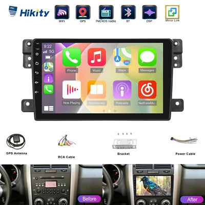 Für Suzuki Grand Vitara 05-15 32G 9" AHD Android 15 Autoradio GPS Navi WIFI RDS - Bild 1 von 4