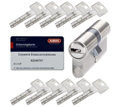 ABUS Bravus 2000 Schließzylinder mit Codekarte VS mit 10 Schlüssel und N&G