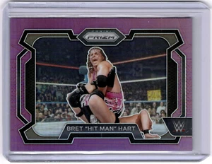 Bret "Hit Man" Hart 2024 Panini Prizm WWE Purple Prizm #26 WWE Legends #050/149 - Picture 1 of 2