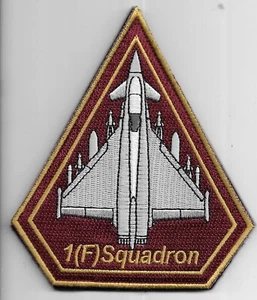 RAF PATCH 1 SQUADRON TYPHOON SPEARHEAD OPS  ROYAL AIR FORCE SQUADRON PATCH - Picture 1 of 1