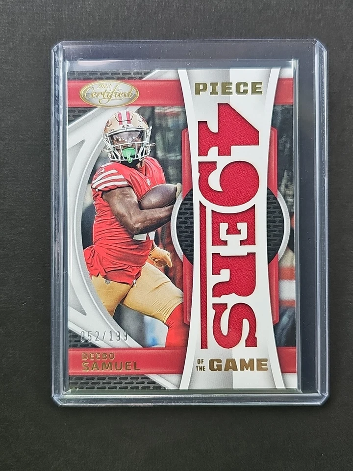 2023 Panini Certified - Piece of the Game Relics Deebo Samuel /199 49ers - Image 1 of 4