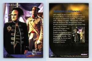 Londo & Cartagia #53 Babylon 5 Special Edition 1997 Skybox Trading Card - Picture 1 of 1