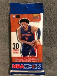 2021/22 Panini NBA Hoops Cello Pack - 30 Cards - Sconto 2+ - Spedizione Veloce - Foto 1 di 1