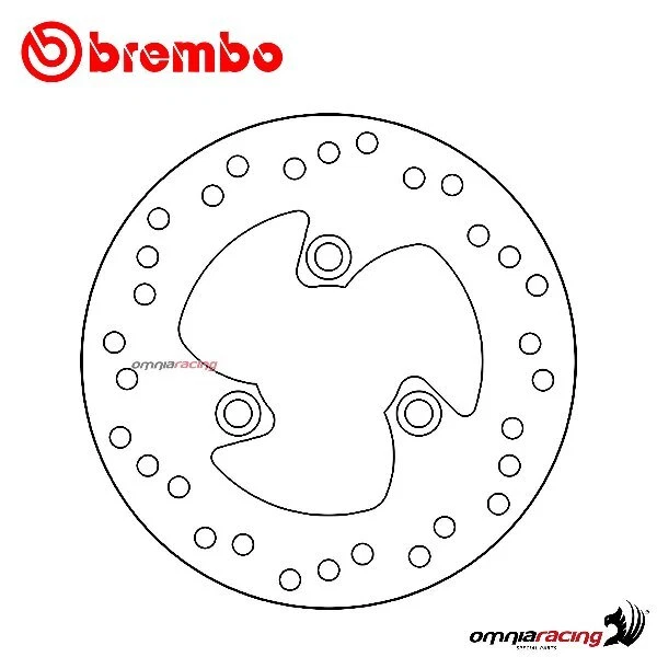 BREMBO Fixed Brake Disc 68B40716 For Yamaha AEROX R 50 2013-2017