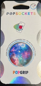 PopSockets PopGrip Swappable Grip and Stand for Phones and Tablets - Blue Nebula - Picture 1 of 3