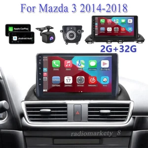 For Mazda 3 2014-2018 Carplay Car Stereo Radio Android 12 GPS NAVI WIFI BT 2+32G - Picture 1 of 16