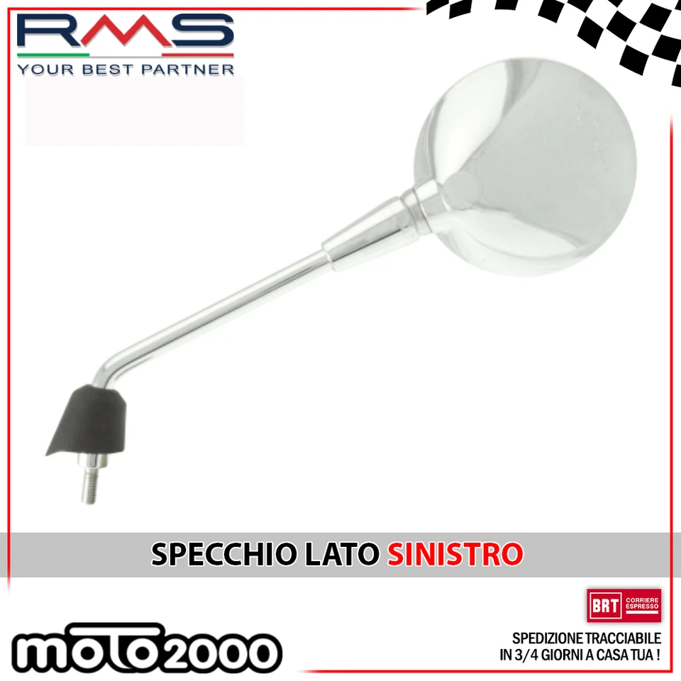 SPECCHIO SPECCHIETTO SINISTRO PER PIAGGIO VESPA PRIMAVERA 4T 3V IGET ABS 150 201 - Immagine 1 di 1