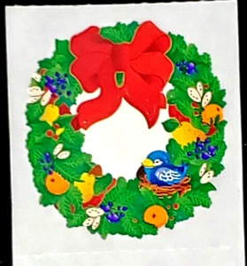 Pegatinas de álbum de recortes Sandylion DE COLECCIÓN CORONA DE NAVIDAD E38 *Diseño retirado* - Imagen 1 de 1