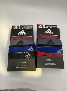 (1)Pack Underwear Boys Adi Long Briefs Sz XL(4) Pairs Asssorted Prints & Colors - Picture 1 of 1