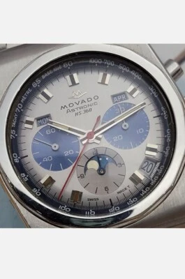 ZENITH  MOVADO Astronic HS360 EL PRIMERO 3DATE 3 REGISTER MOON PHASE CHRONOGRAPH - Image 1 of 4