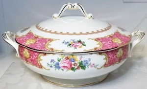 Royal Albert Lady Carlyle Covered Vegetable Dish Bowl Open Stock - Picture 1 of 12