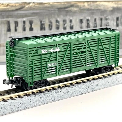 Model Power 3552 Rio Grande Stock Cattle Livestock Car 37713 N Scale - Image 1 of 4