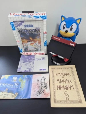 SEGA Master System ULTIMA 4 Retrogame CIB incl. Map & Book of Mystic Wisdom - Bild 1 von 4