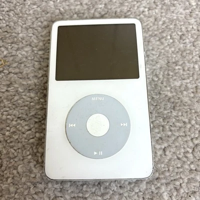 Apple iPod Classic 5th Generation White (60GB) - Faulty Not Working - Image 1 of 4
