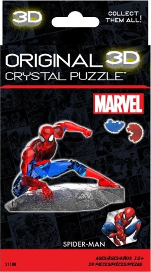 Rompecabezas de cristal BePuzzled con licencia 3D Disney Marvel-Spider-Man Foto 1 de 1